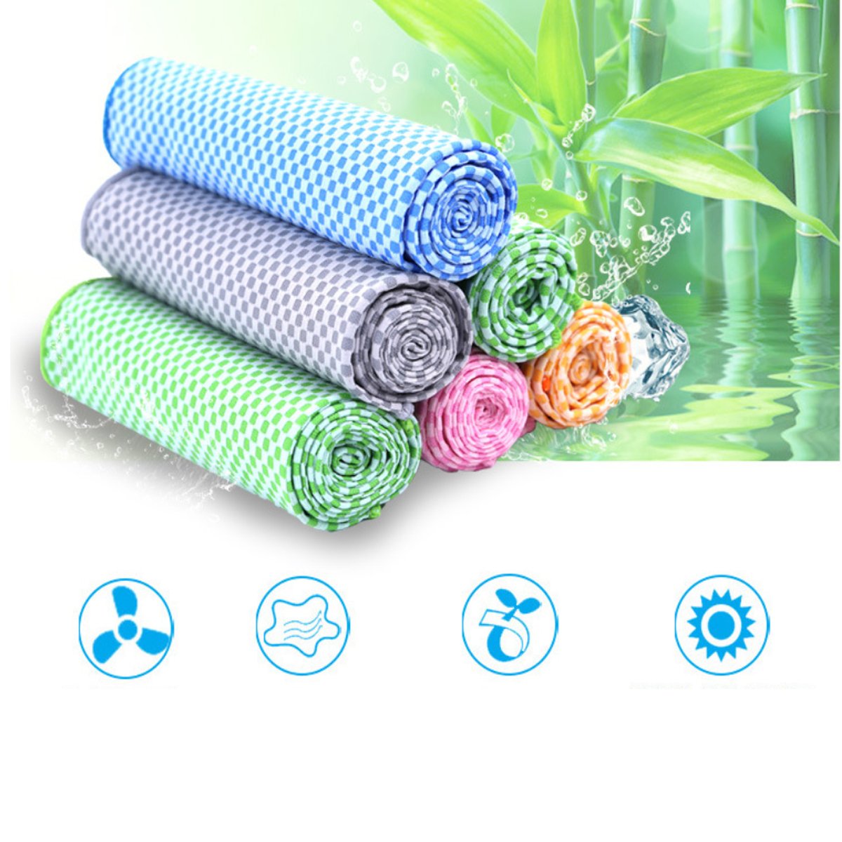 Natura Super Cool Bamboo Towel