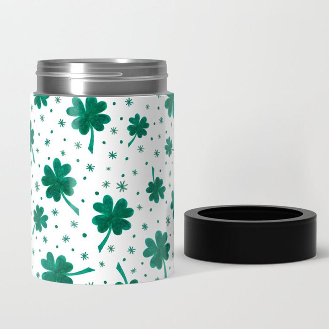 Four Leaf Clover | St. Patrick's Day Can Cooler/Koozie